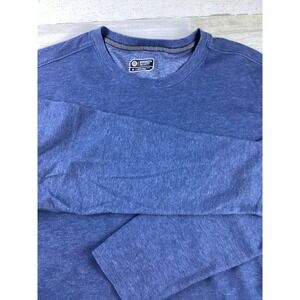 Mondetta Mens Shirt XL Blue Long Sleeve Pullover Casual Outdoor Project Hiking